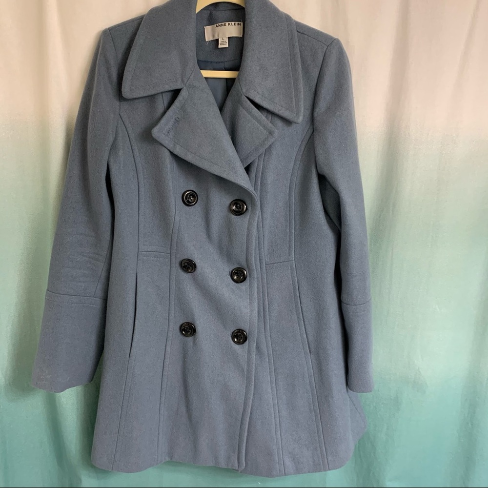 Ann’s Klein wool pea coat